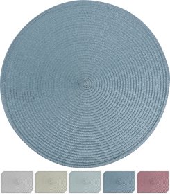 Stalo padėkliukas, apvalus, 5 skirtingos sp., skersmuo 38 cm