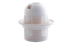 Lempos lizdas IEK, E27, 10A, IP20, baltos spalvos, 0009899