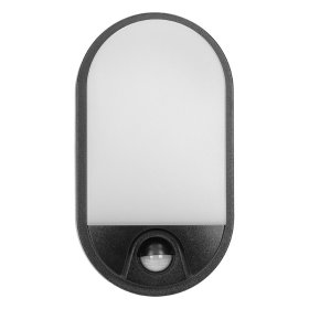Lauko šviestuvas ORNO Nefryt, LED 15W, su PIR judesio davikliu, IP54, 230V, 4000K, 1100 lm, sieninis, baltos/juodos spalvos, OR-OP-6147BLPMR4