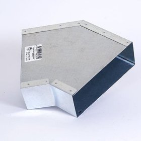 Ventiliacijos fasoninė detalė, 5F15/45, cinkuota