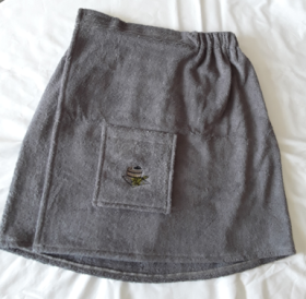 Pirties prijuostė, 55 x 150 cm, pilka