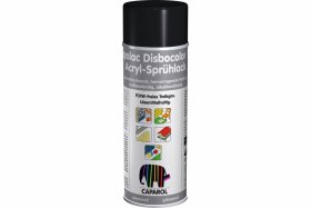 Dažai CAPAROL Capalac Disbocolor 781, 400 ml, aerozoliniai, blizgūs, juodos sp., RAL9005
