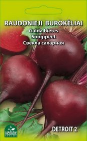Daržovių sėklos, burokėliai raudonieji Detroit 2, 0209