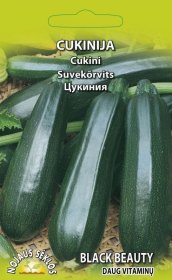 Daržovių sėklos, cukinijos Black Beauty, 2 g., 0216