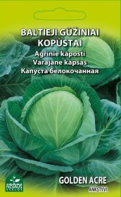 Daržovių sėklos, kopūstai Golden Acre, 0247