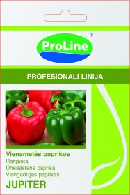 Sėklos daržovių, paprika PROLINE JUPITER F1, (02-07 mėn). B
