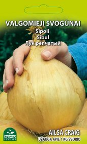 Daržovių sėklos, svogūnai valgomieji Ailsa Craig, 0,5 g., 2449