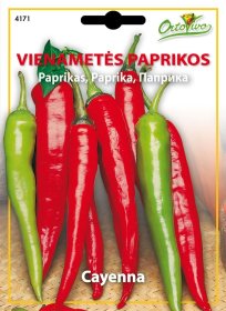 Daržovių sėklos, ORTOVIVO aitrioji paprika Cayenna, 1,2 g., C