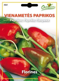 Daržovių sėklos, ORTOVIVO paprika Florines, 1,2 g., C