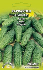 Daržovių sėklos, agurkai paprastieji trumpavaisiai Polan H, 0124