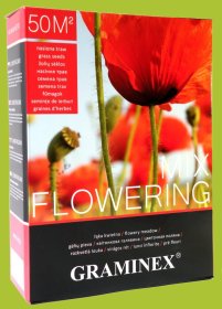 Žolių sėklų mišinys GRAMINEX FLOWERING MIX (03-10), 1 kg., N