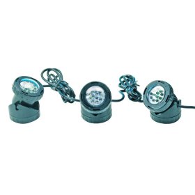 Sodo baseino šviestuvas, HEISSNER U130, 3 LED lempos