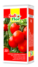 Durpių substratas pomidorams SULIFLOR 20 l.