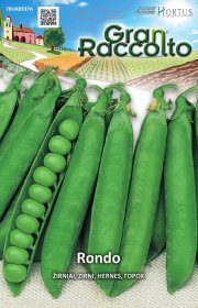Daržovių sėklos, ORTOVIVO žirniai Rondo, vidutinio aukščio, 50 g., F