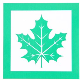 Magnetinis lipdukas, klevo lapas