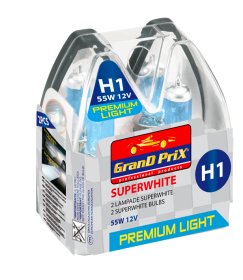 Automobilinė lemputė GRAND PRIX H1, halogeninė, 2 vnt., 33799