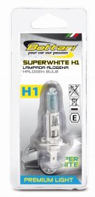 Automobilinė lemputė BOTTARI Superwhite, H1 12V 55W halogeninė