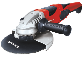Elektrinis kampinis šlifuoklis EINHELL TE-AG 230/2000, galia 2000 W, diskas Ø230 mm