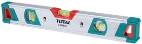 Gulsčiukas TOTAL, magnetinis, 60cm, 3 akutės, aliumininis korpusas, storis 1,5 mm, TMT20605M, N