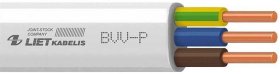 Instaliacinis kabelis LIETKABELIS Ydy P 300/500V 3*2,5, (BVV-P) plokšč. monol.(rul 100m)