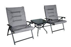 Sodo baldų komplektas NOVELLY HOME, 2 sulankstomos kėdės ir stalas, Conversational XT2024