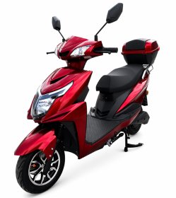 Elektrinis motoroleris EKOMOTO Z1000, raudonas, 20 Ah švino baterija