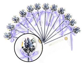 Pavasarinė dekoracija Levandos, ant pagaliukų