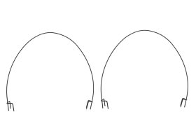 Metalinė arka TARMO, 120 x 80 cm. sodo lysvėms 2 vnt.