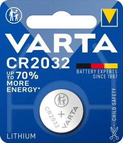 Maitinimo elementai VARTA 6032, mini CR2032