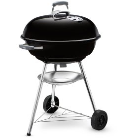 Anglies kepsninė WEBER Compact Kettle, skersmuo 57cm, su ratukais, juoda