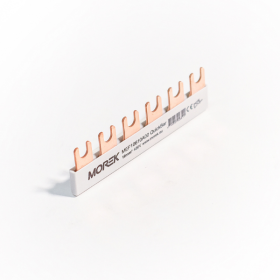 Šyna automatiniams išjungikliams MOREK QuickBar, 1 fazės, 6 modulių, 10mm², E tipas, 17,8mm žingsnis, nepjaustomas srovėlaidis