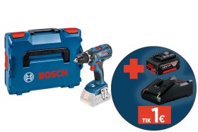 Akumuliatorinis gręžtuvas BOSCH Professional GSR 18V-28 Solo, maks. sukimo momentas 63 Nm, be akumuliatoriaus ir kroviklio
