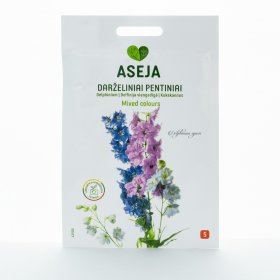 Gėlių sėklos, darželiniai pentinai Mixed colours, ASEJA, 0,5gr, 42500(5)