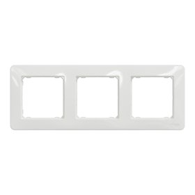 Rėmelis SCHNEIDER 10-1-Sdd311803, SEDNA Design, 3 vietų, baltos spalvos