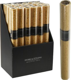 Stalo takelis, tinklinė medžiaga, 200 x 38,5 cm, aukso sp.