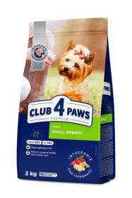 Sausas šunų ėdalas CLUB4PAWS, mažų veislių, 2kg