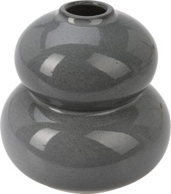 Vaza, 12 cm, pilkos sp.