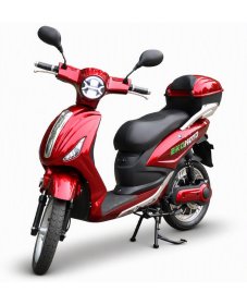 Elektrinis motoroleris EKOMOTO SKY, raudonas, 20 Ah ličio baterija