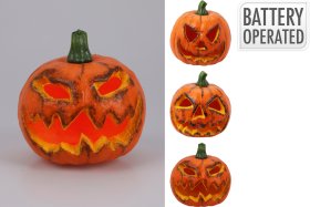 Helovyno LED dekoracija Moliūgas, įv. dizainų