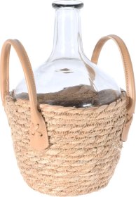 Vaza pintame krepšelyje, 18 x 18 x 27 cm