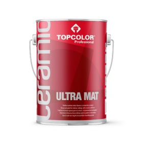 Vandeniniai vidaus dažai TOPCOLOR Ceramic Ultra Mat, 4,5 L, A bazė, matiniai, luboms