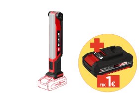 Akumuliatorinis prožektorius EINHELLTE-CL 18/1000 S Li - Solo, 18 V, šviesos srautas 1000 lm, šviesos nuotolis 5 m, be akumuliatorių ir kroviklio