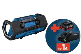 Akumuliatorinis radijas BOSCH Professional Professional GPB18V-3C SOLO, 18 V, be akumuliatoriaus ir kroviklio, 06014A3200