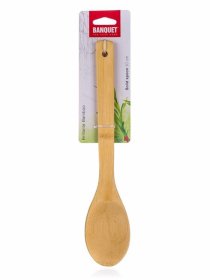 Medinis šaukštas BANQUET, iš bambuko, 30 x 6 cm