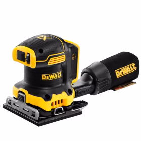 Vibracinis šlifuoklis DEWALT DCW200N, 18 V, padas 115x115 mm, be akumuliatorių ir kroviklio