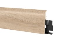 Polimerinė grindjuostė ARBITON VIGO 60, Nr. 158, 60 x 15 x 2200 mm, spl. ąžuolas "Monument"