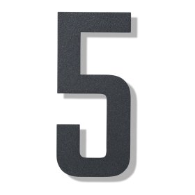 Namo numeris 5, 150 mm, antracito sp, nerūdijantis plienas