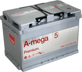 Akumuliatorius A-MEGA PREMIUM 12 V, 78 Ah, 760 A, EN
