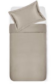 Patalynės užvalkalų komplektas EXCLUSIVE, 200 x 220, 50 x 70+5 cm, Oxford 3 dalių su užtrauktuku, smėlio sp.