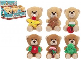 Minkštas žaislas SNOW WHITE, meškiukas, rudas, su įvairiais priedais, 12 cm, 446177